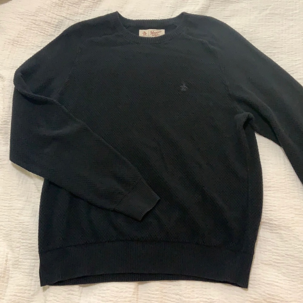 Penguin knit sweater
